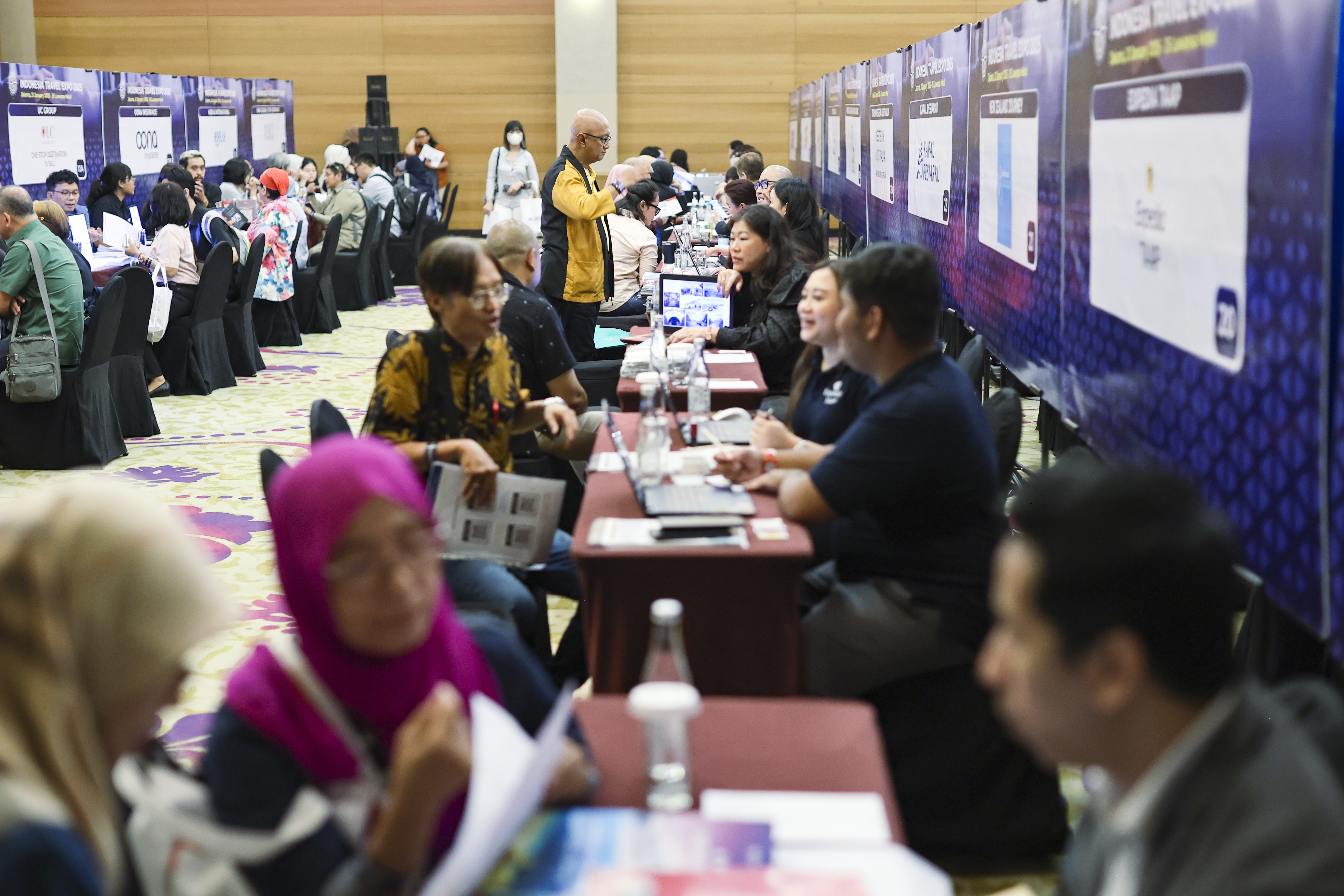 Indonesia Travel Expo grand exhibition hall